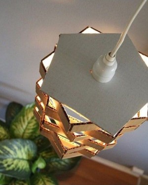 lampe en carton